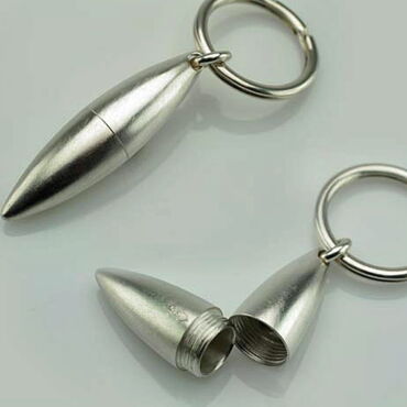 Schlüsselfreund "Kokon" aus 935er Silber mit hochwertiger Mechanik